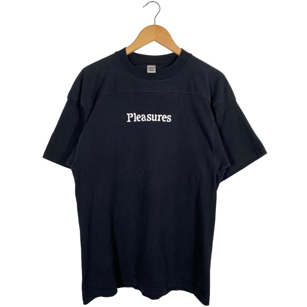 Pleasures Now Bones Crewneck T-shirt Black / White mens size medium